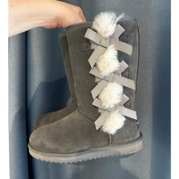 Koolaburra by UGG Victoria Women's 7 Tall Winter Boots Faux Fur Lined - Picture 1 of 11